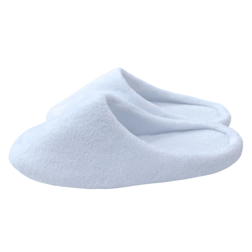Slipper G8 Boat Coral Fleece White pack of 10 pairs